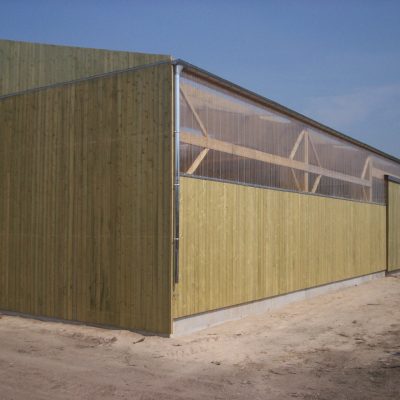 Hangar stockage bois Séchoir-Aire de Lavage en structure BOIS  –  AUDRUICQ 62370